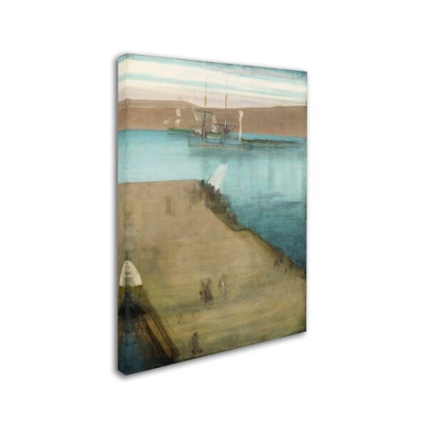 Whistler 'Valparaiso Harbor' Canvas Art,24x32